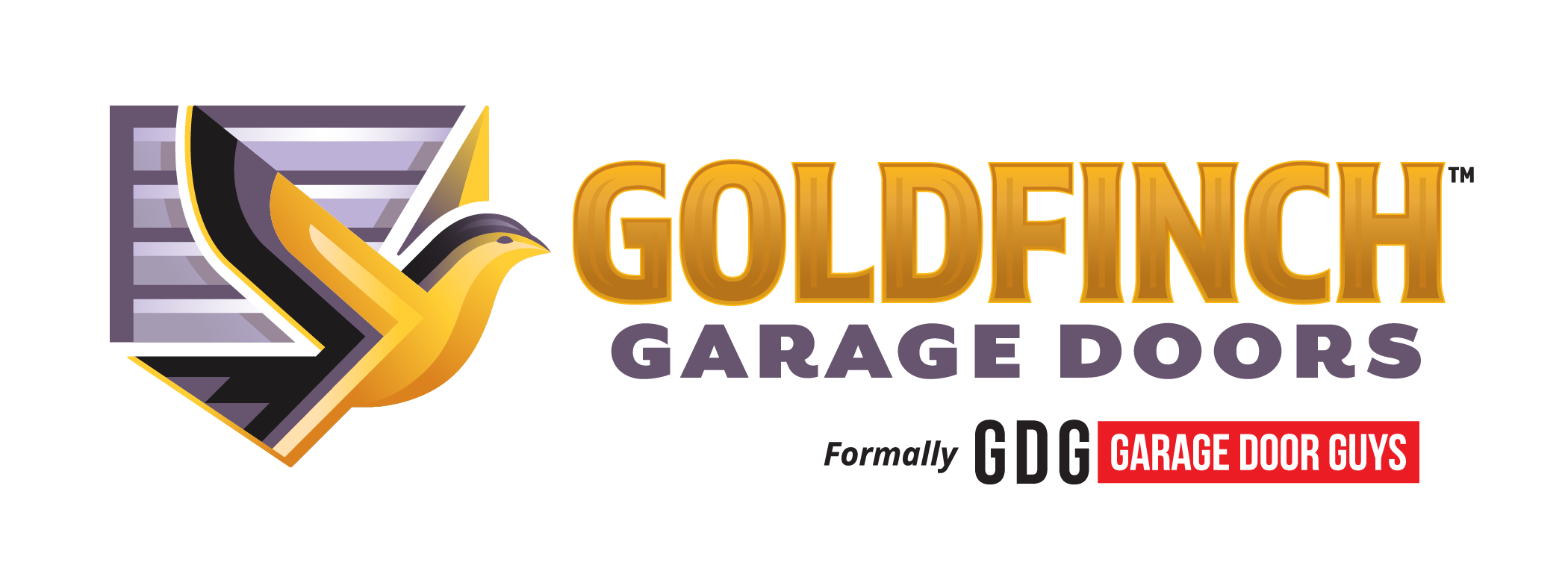 Goldfinch Garage Doors – Houston Texas Logo